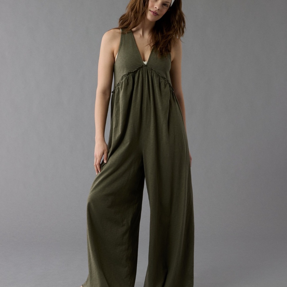 AE Sunchaser Knit V-Neck Jumpsuit